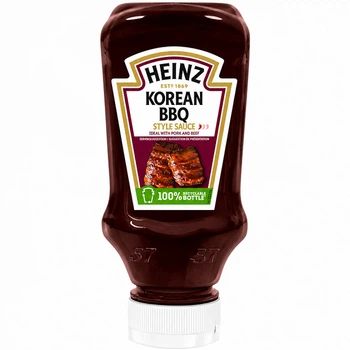 Соус барбекю міні Heinz Korean BBQ Style Sauce Хейнз Насичений соус у корейському стилі з пікантним смаком 265мл