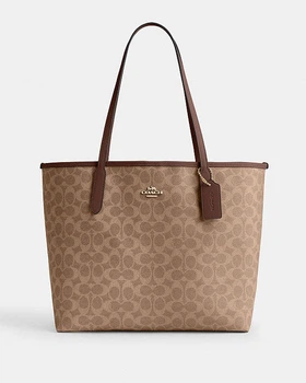 Сумка Coach City Tote Bag In Signature Canvas CV976