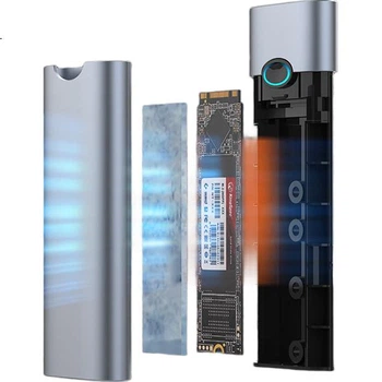 Корпус GODO для M.2 NVMe SSD Type-C 10 Гбит/с, алюминиевый