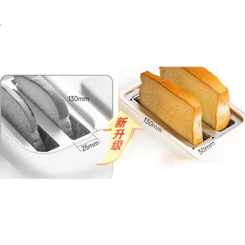 Тостер Bear Bread Toaster, многофункциональный гриль, бытовая хлебопечка, тостер для сэндвичей, небольшой автоматический тостер DSL-F02E1