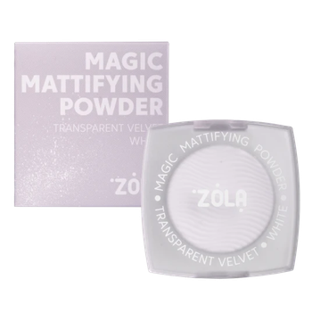 Пудра ZOLA Magic Mattifying Powder WHITE матирующая для лица