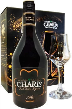 Лікер Charis 0.7 л 17% у подарунковій упаковці з келихом (5390683100742)