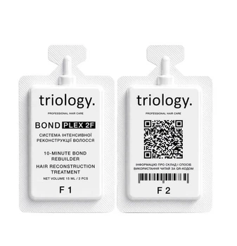 Система інтенсивної реконструкції волосся BONDPLEX 2F Холодне відновлення Triology 2*15 мл( одне застосування )