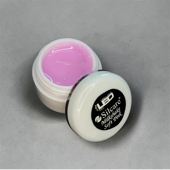 Гель для ногтей Silcare High Light LED MilkShake Soft Pink молочно-розовый 5