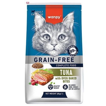 Сухой корм с тунцом для котов Wanpy Adult Cat GF Tuna, 8 кг