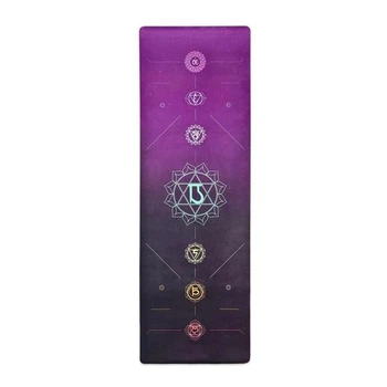 Килимок для йоги EasyFit Chakra Flow (замша-каучук)