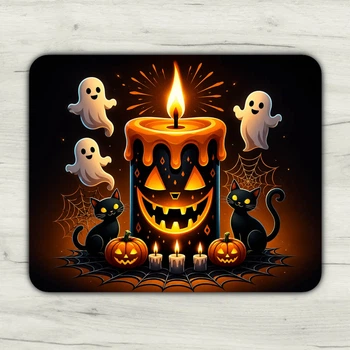 Килимок для миші Halloween ігровий та офісний 22х18 нековзка гумова основа, точна поверхня для оптичної та лазерної мишки, зносостійкий, для роботи, ігор і навчання (51930)