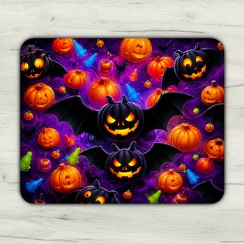 Килимок для миші Halloween ігровий та офісний 22х18 нековзка гумова основа, точна поверхня для оптичної та лазерної мишки, зносостійкий, для роботи, ігор і навчання (51920)