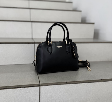 Сумка женская David Jones черная на двух ручках CM7346 Black
