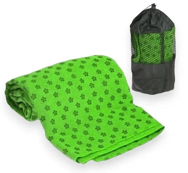 Рушник для йоги EasyFit Yoga Mat Towel з мікрофібри (Зелений)