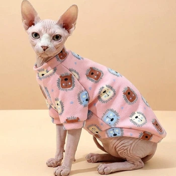 Кофта для котов (кошек) Лаки Лев XS Персиковый