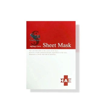 Маски тканевые антивозрастные для лица Spa Treatment HAS Sheet Mask с гиалуроновой кислотой и коллагеном, 4 шт