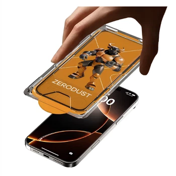 Защитное стекло для iPhone 13/13 Pro/14/16e ZERODUST с аппликатором