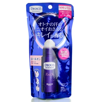 Дезодорант-ролик от возрастного запаха ROHTO Deoco Medicated Deodorant 30 мл