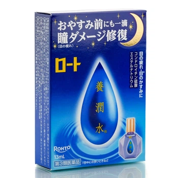 Ночные капли для глаз с гиалуроновой кислотой Rohto Night Eye 13 мл