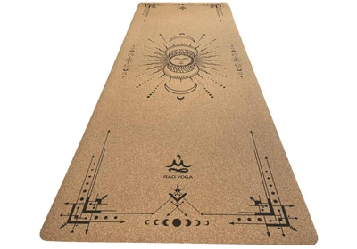 Коврик для йоги пробковый Guru Lunar Sun RAO 183×68×0.5 см
