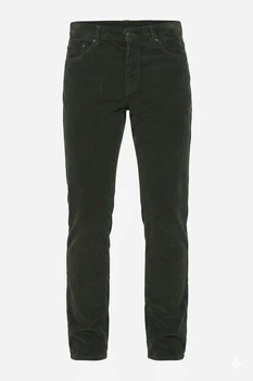 Штани Slim Fit вельветові для чоловіка Carrera LIDL 1050А 48(M) хакі