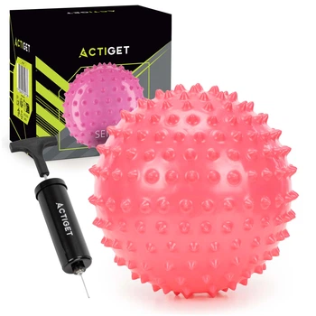 Мяч для пилатеса, йоги, реабилитации Actiget 20 см массажный ACT0151 Pink