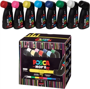 Набор маркеров Uni Posca 3-19 мм 8 шт (PCM-22/8C)