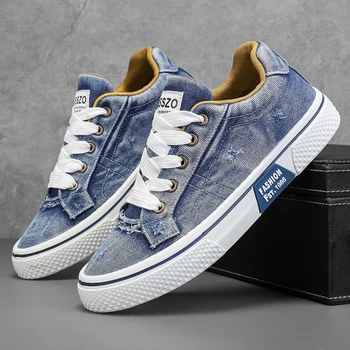 Джинсові чоловічі кеди для щоденних образів Denim Street, синій 41