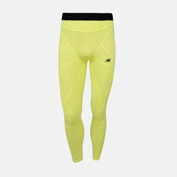 Мужские желтые тайтсы New Balance COMPRESSION 50 (L) (MP231120CYW)