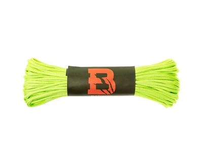 Парашутна мотузка Paracord Badger Outdoor 550 30 м - Neon Yellow (46249)