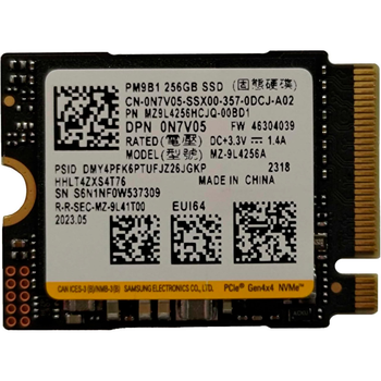 Накопитель SSD Samsung PM9B1 256Gb NVMe M.2 Gen4x4 (MZ9L4256HCJQ-00BD1 / MZ-9L4256A) - Б/У