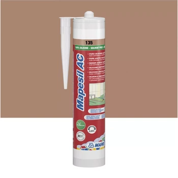 Герметик силиконовый Mapei MAPESIL AC 310 мл №135 золотой песок (000023349)