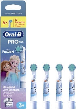 Насадки для электрической зубной щётки Oral-B Kids Ледяное сердце, 4 шт (4210201385233)