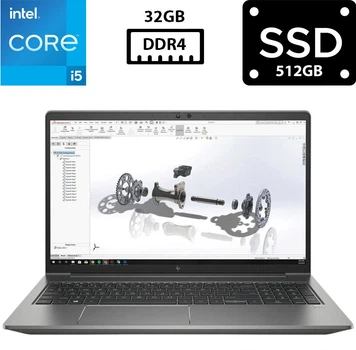 Ноутбук Hewlett Packard ZBook Power G8 15.6” IPS 1920x1080 Core i5-11400H 2.70GHz 32GB DDR4 SSD 512GB UHD Graphics Камера (HZPG8R32S512A5) Б/У