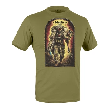 Футболка с рисунком Medic XL Olive Drab
