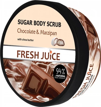 Сахарный скраб для тела Fresh Juice Chocolate & Marzipan 225 мл (4823015925788)