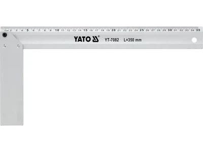 Угольник столярный YATO алюминиевый 350 мм YT-7082