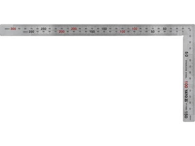 Кутник нержавіючий YATO 90° двосторонній 300 x 150 мм YT-7083