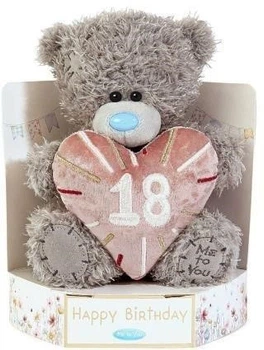 Maskotka Carte Blanche Greetings Ltd Miś 18 urodziny 18 cm AP701159 (5059105313985)