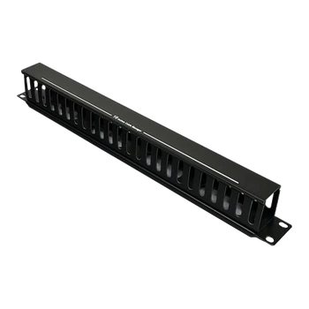 Кабельный организатор 1U с крышкой, черный, EPNew EPNew PLMN-060Z