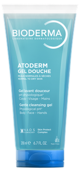 Очищающий гель для душа для сухой кожи Bioderma Atoderm gel douche 200 мл (3701129811566)