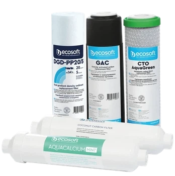 CHV5PUREMAC Картриджи для Ecosoft P URE AquaCalcium Mint "6