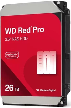 Жорсткий диск WD 26TB 3.5" 7200 512MB SATA Red Pro NAS (WD260KFGX)
