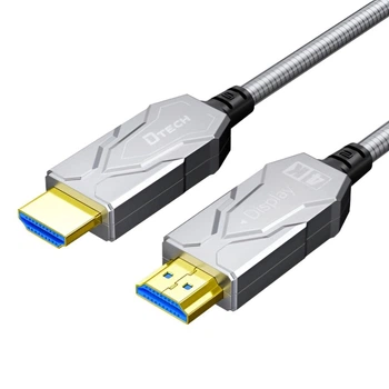Кабель оптичний армований HDMI 2.0 60m Dtech DT-HF2060K