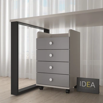 Комод на 4 ящика IDEA 40см Д-108 Кашемір/Сірий шифер