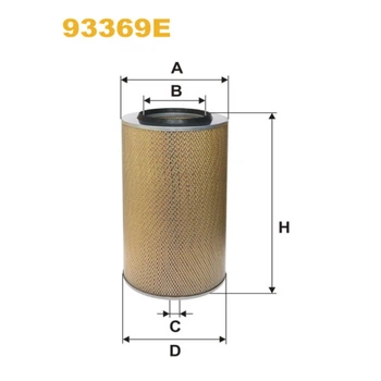 Фільтр повітряний WIX FILTERS Kamaz (93369E)