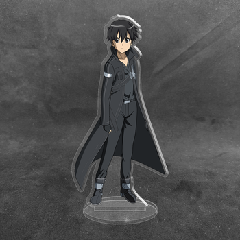 Акриловая коллекционная фигурка Аниме Sword Art Online, Мастера Меча Онлайн SAO Кирито (4) 15 см
