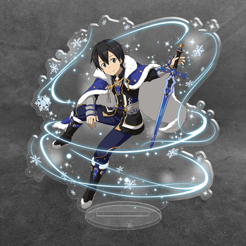 Акриловая коллекционная фигурка Аниме Sword Art Online, Мастера Меча Онлайн SAO Кирито (3) 15 см