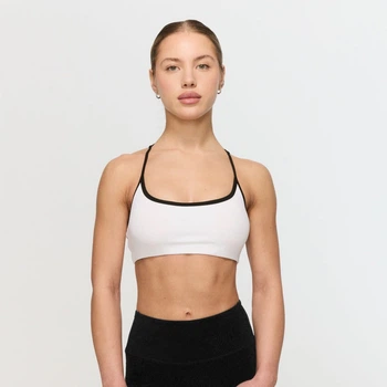 Спортивний топ Varsity білий S - GymBeam