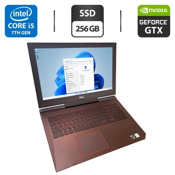 Ігровий ноутбук Dell Inspiron 15 Gaming 7577 / 15.6" (1920x1080) IPS / Intel Core i5-7300HQ (4 ядра по 2.5 - 3.5 GHz) / 16 GB DDR4 / 256 GB SSD / nVidia GeForce GTX 1060, 6 GB GDDR5, 192-bit / WebCam б/в