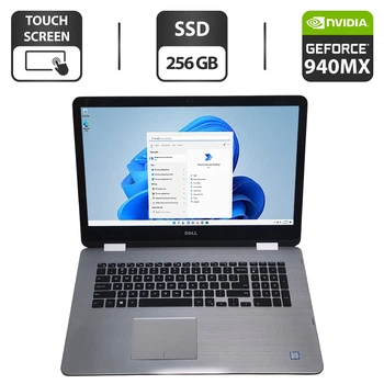 Ультрабук-трансформер Dell Inspiron 17 7778 2-in-1 / 17.3" (1920x1080) IPS Touch / Intel Core i7-6500U (2 (4) ядра по 2.5 - 3.1 GHz) / 16 GB DDR4 / 256 GB SSD / nVidia GeForce 940MX, 2 GB GDDR5, 64-bit / WebCam б/в