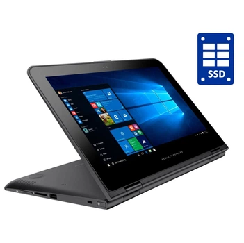 Нетбук-трансформер HP X360 310 G2 / 11.6" (1366x768) IPS Touch / Intel Pentium N3700 (4 ядра по 1.6 - 2.4 GHz) / 4 GB DDR3 / 128 GB SSD / Intel HD Graphics / WebCam / Win 10 Pro б/у