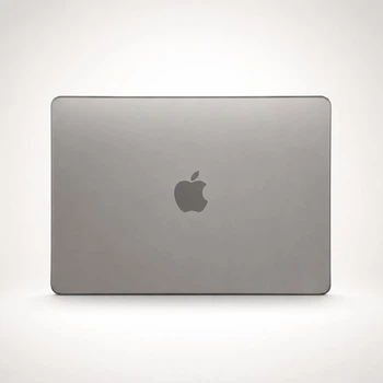 Чехол-накладка HardShell Case для MacBook Air 15.3" M2/M3/M4/M5 2023-2026 A2941/A3114/A3241/A3448 матовый серый Charcoal grey