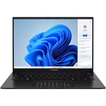 Ноутбук ASUS Zenbook 14 (UM3406GA-QD175W), AMD Ryzen AI 7 445 / 14" / OLED / RAM 32 ГБ LPDDR5X / SSD 1 ТБ / AMD Radeon 840M / Windows 11 Home / Чорний
